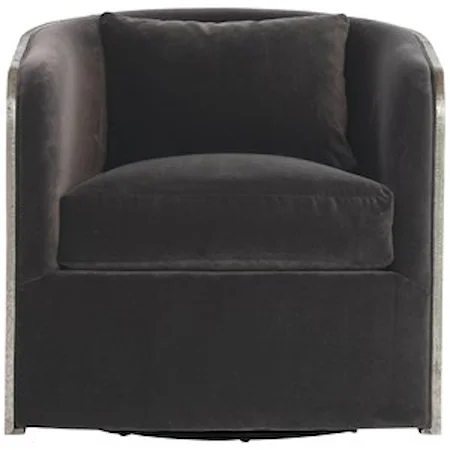 Contemporary Upholstered Swivel Chair